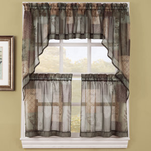 Eden Sheer Rod Pocket Curtain Panels (Set of 2)