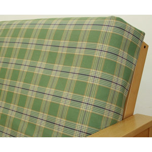 Woodland Plaid Box Cushion Futon Slipcover