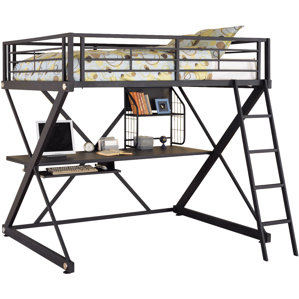 Z Bedroom Full over Full Loft Bed by Powell Furniture