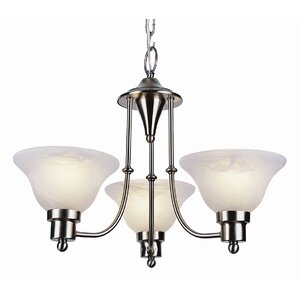 Contemporary 5-Light Shaded Chandelier