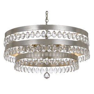 Opal 6-Light Crystal Chandelier