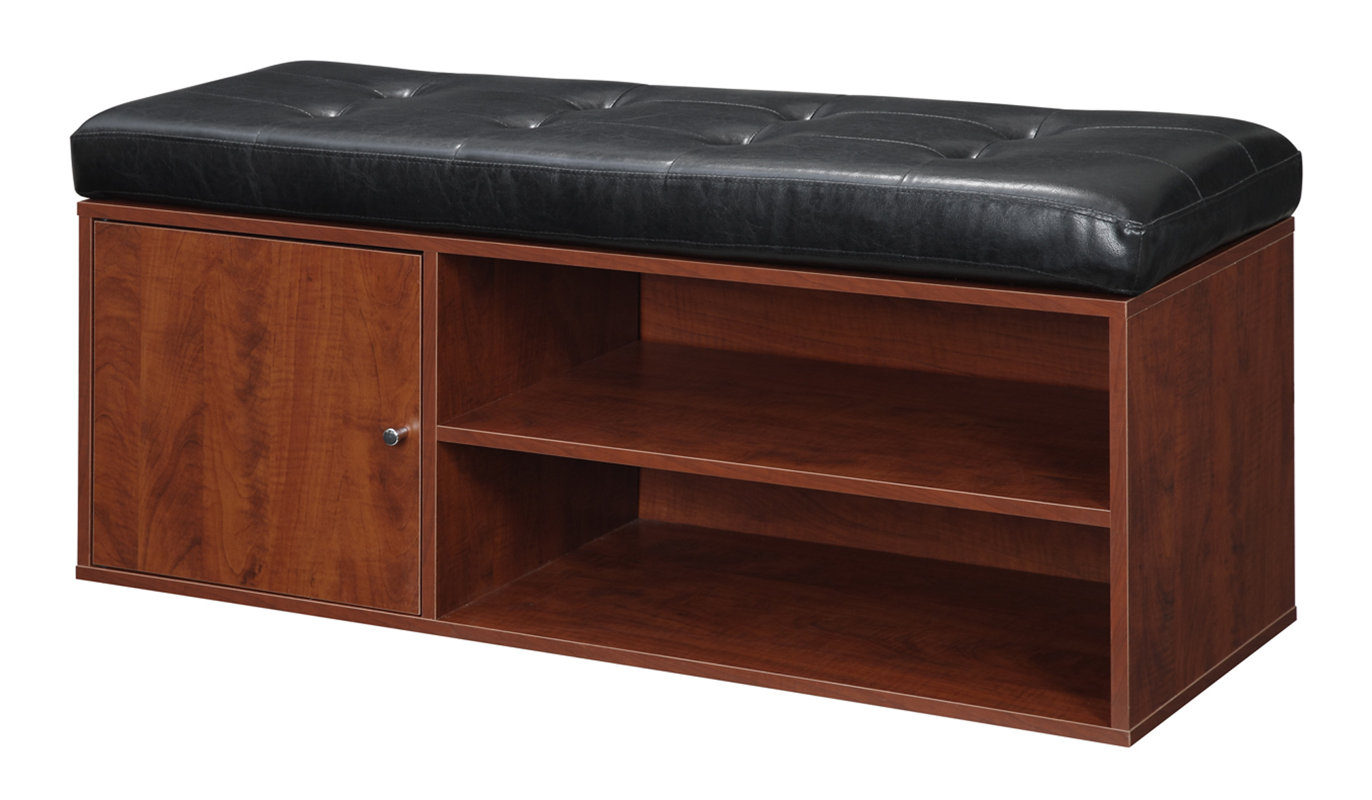 Andover Mills Houston Faux Leather Storage Bench & Reviews Wayfair