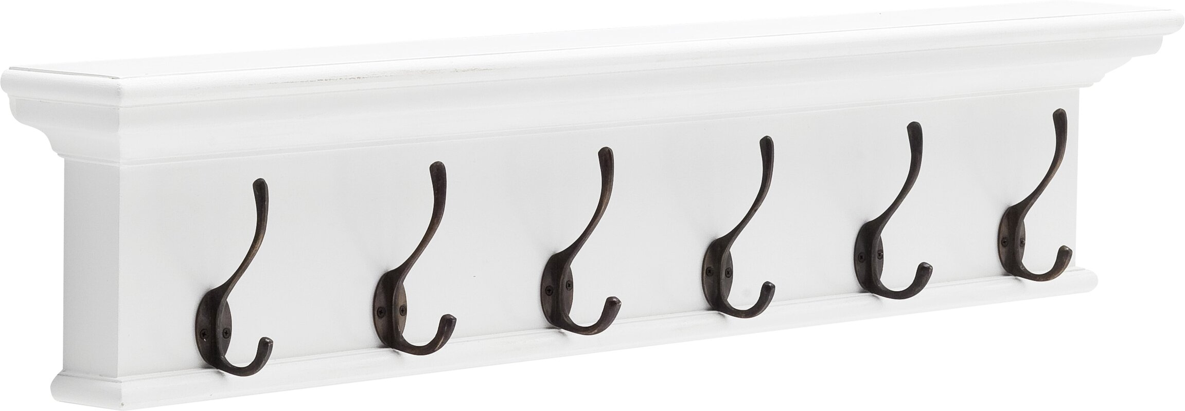 Amityville 6 Hook Coat Rack & Reviews | Birch Lane