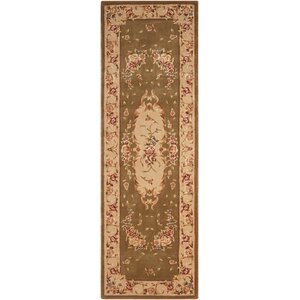 Dalia Handmade Olive Area Rug