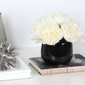 Peony Floral Arrangement in Vase