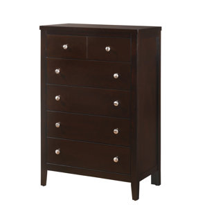 Fraser Rectangular 5 Drawer Chest by Alcott Hill