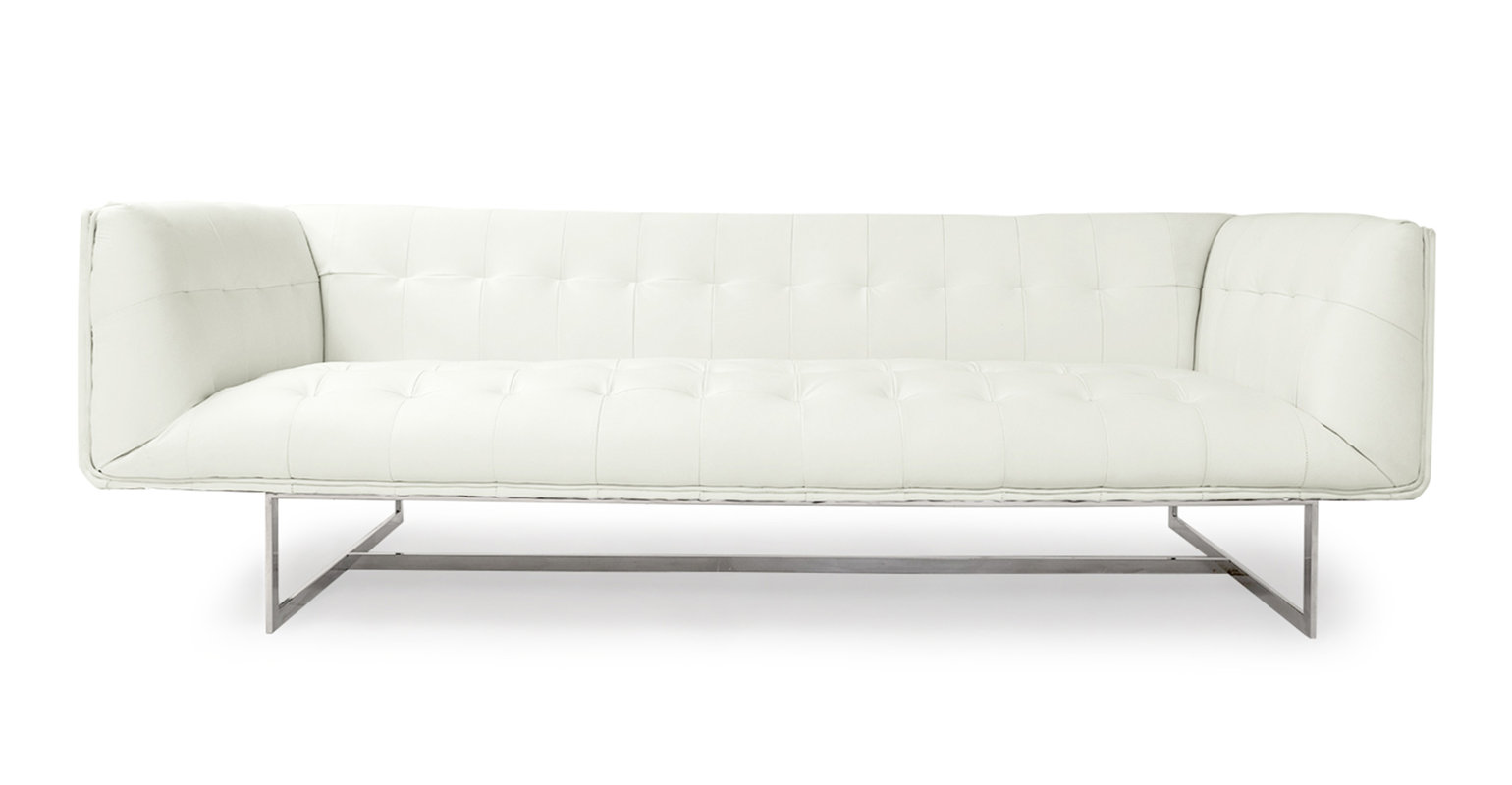 Kardiel Edward Mid Century Modern Leather Chesterfield Sofa - Defaultname kardiel edward mid century modern leather chesterfield sofa - defaultname