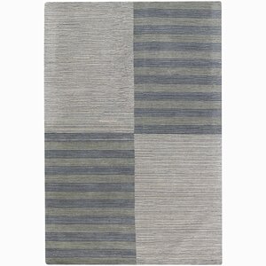 Rosecroft Stripe and Checked Area Rug