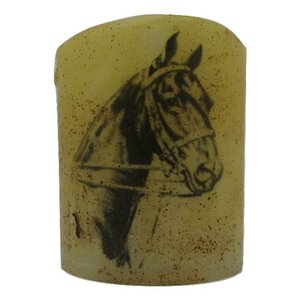 Horse Graphic Flameless Candle