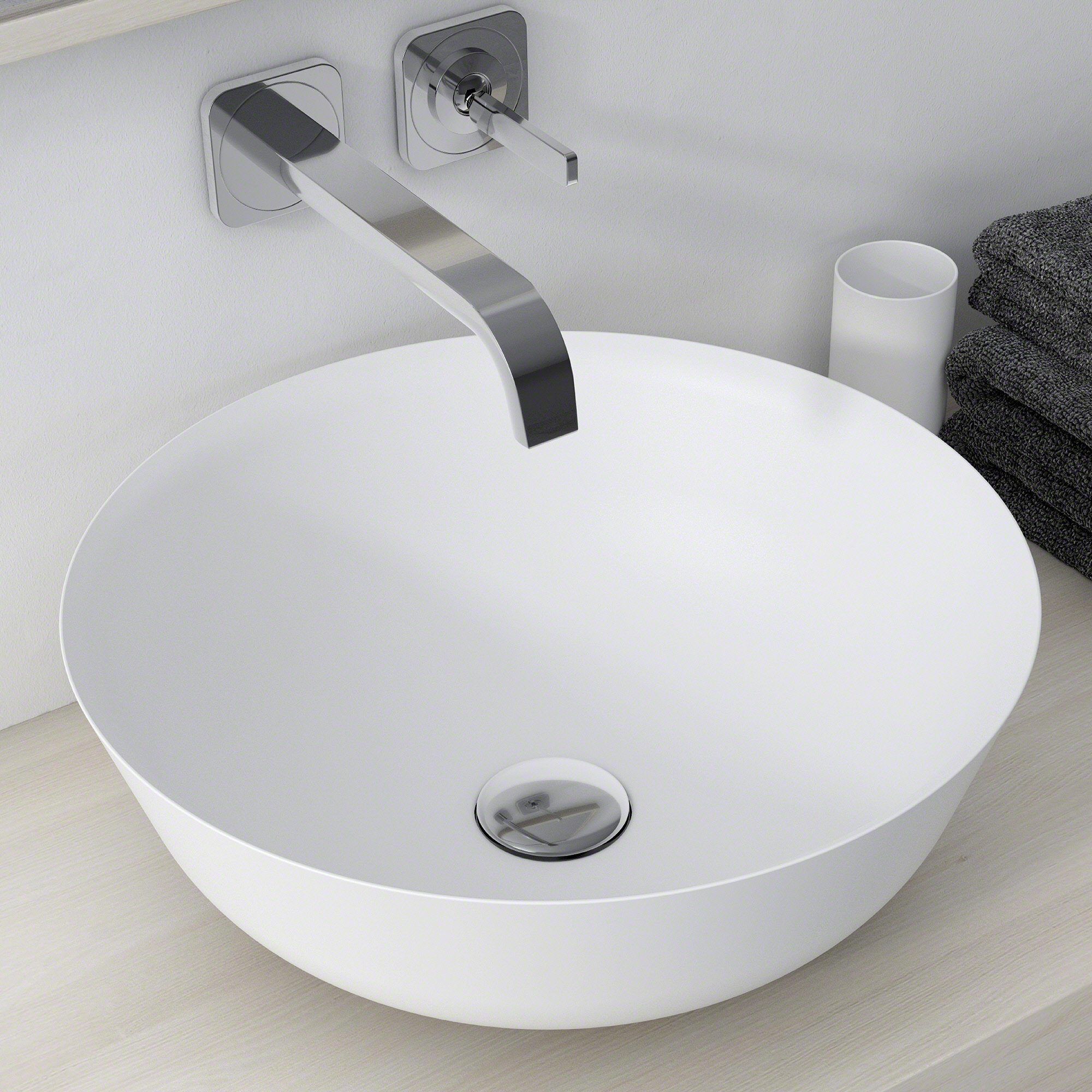 Kraus Natura Circular Vessel Bathroom Sink Wayfair