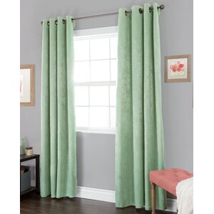 Solid Blackout Grommet Single Curtain Panel