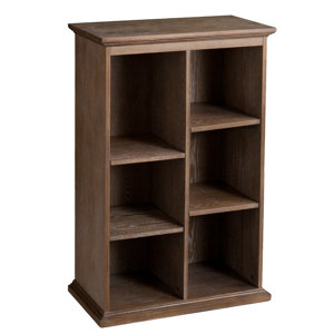 Tillson Burnt Oak Display Cube Unit Bookcase