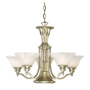 Omaha Traditional 6-Light Shaded Chandelier