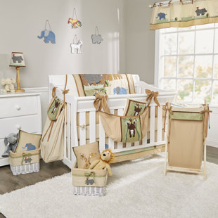Safari Jungle Crib Bedding Sets You Ll Love Wayfair On Safari 18 Piece Crib Bedding Set