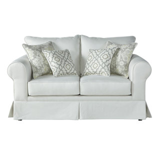 White Sofas You Ll Love Wayfair Alverta Loveseat