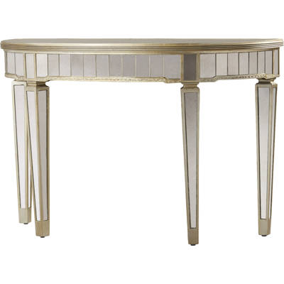 Roehl Mirrored Console Table In Antique Silver Reviews Joss Main Roehl Mirrored Console Table In Antique Silver
