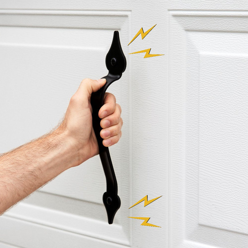 Cre8tive Hardware 6 Piece Classic Spade Garage Door Hardware