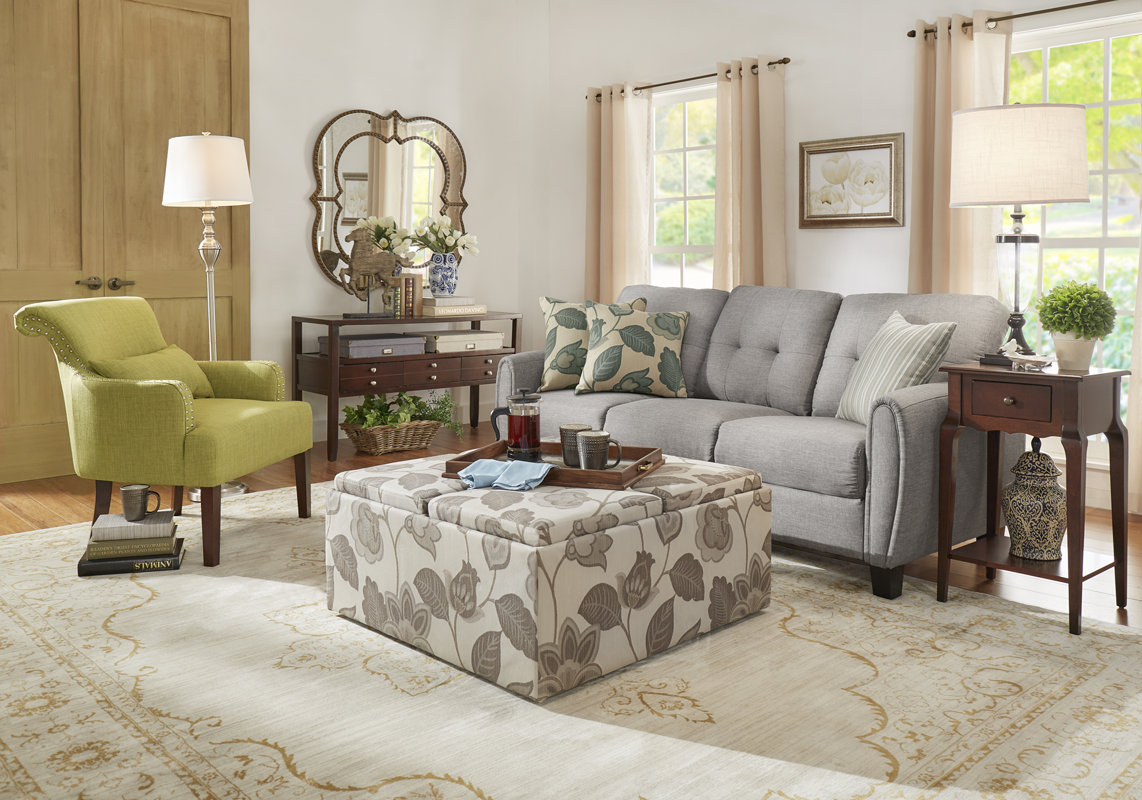 Three Posts Balon Cream/Gold Area Rug & Reviews Wayfair