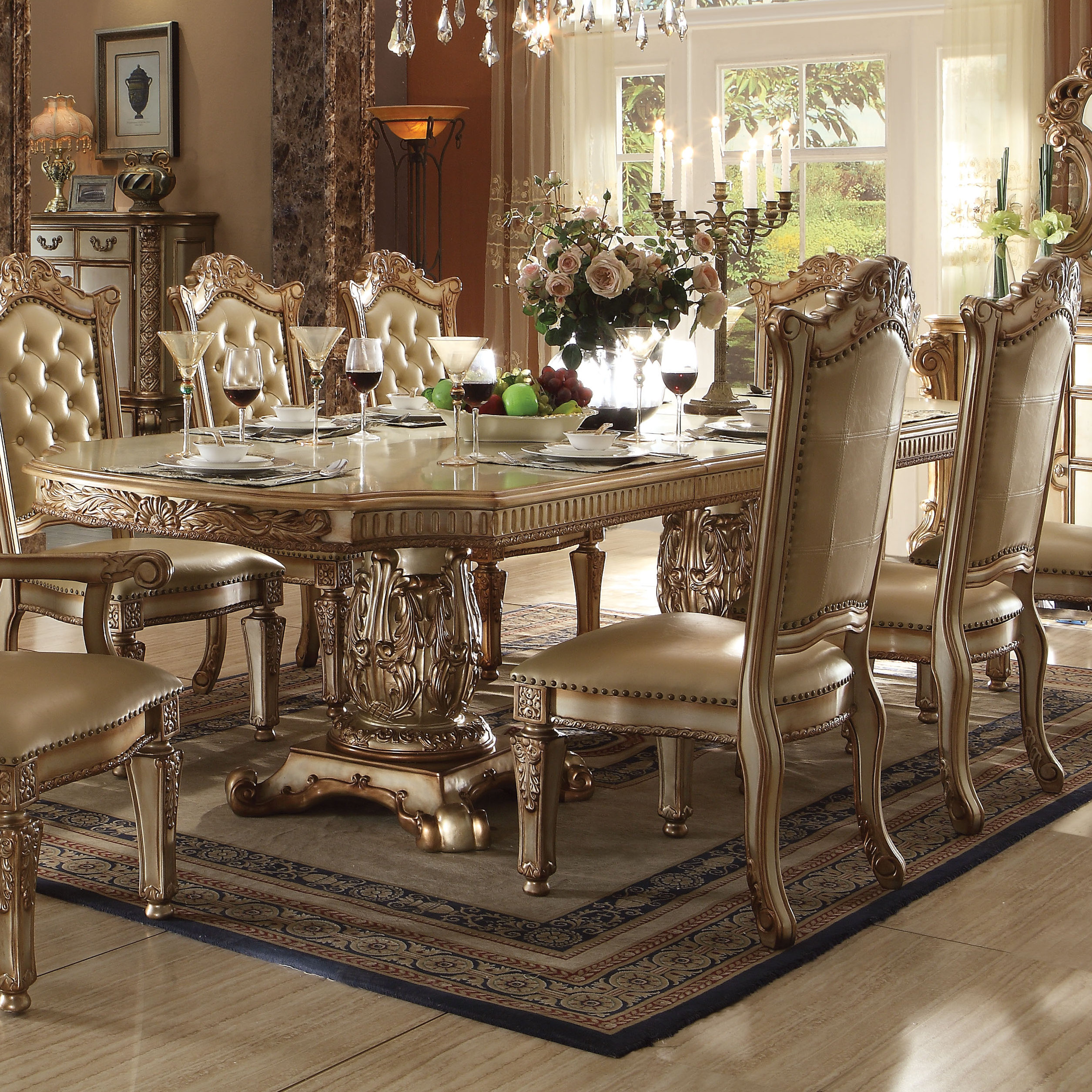 Astoria Grand Welles Traditional Extendable Dining Table Wayfair