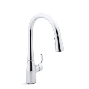 Simplice Single-Hole Kitchen Sink Faucet with 15-3/8