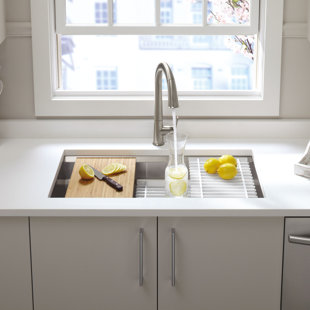 prolific 33 l x 17 34 w x 11 undermount single bowl kitchen sink with accessories by kohler - Kohler Kitchen Sinks prolific 33 l x 17 34 w x 11 undermount single bowl kitchen sink with accessories by kohler - Kohler Kitchen Sinks