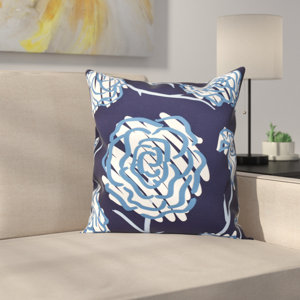 Aletha Spring Floral 2 Print Throw Pillow