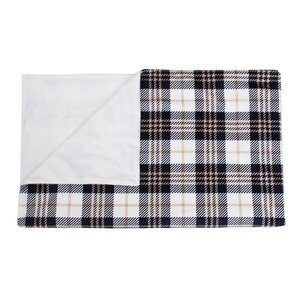 Penny Plaid Microplush Throw