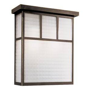 Garden Box 1-Light Outdoor Flush Mount