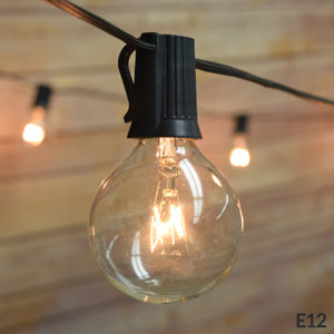 25-Light 28 ft. Globe String Lights