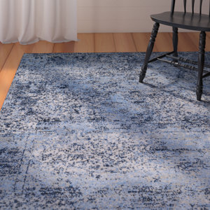 Aurora Light Blue/Gray Indoor Area Rug