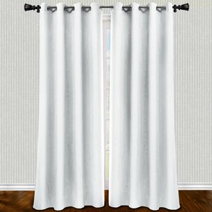 Arends Modern Solid Blackout Thermal Grommet Curtain Panels
