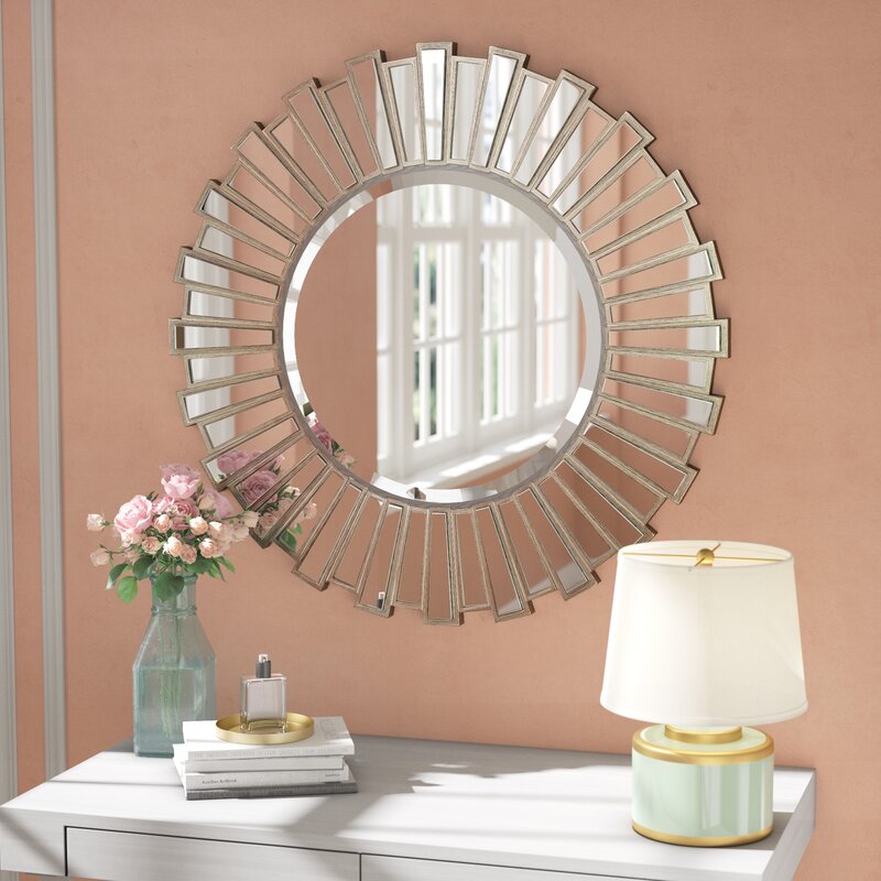 Bertrand Sunburst Resin Accent Wall Mirror & Reviews | AllModern