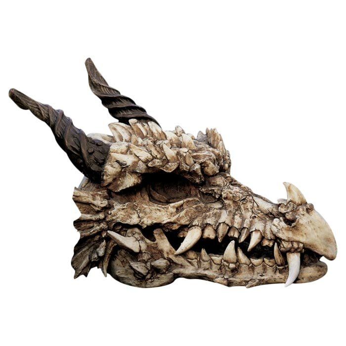 Design Toscano Stoker's Moors Dragon Skull Statue & Reviews | Wayfair