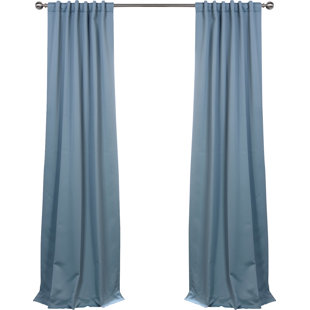 Slate Blue Blackout Curtains Wayfair Quickview