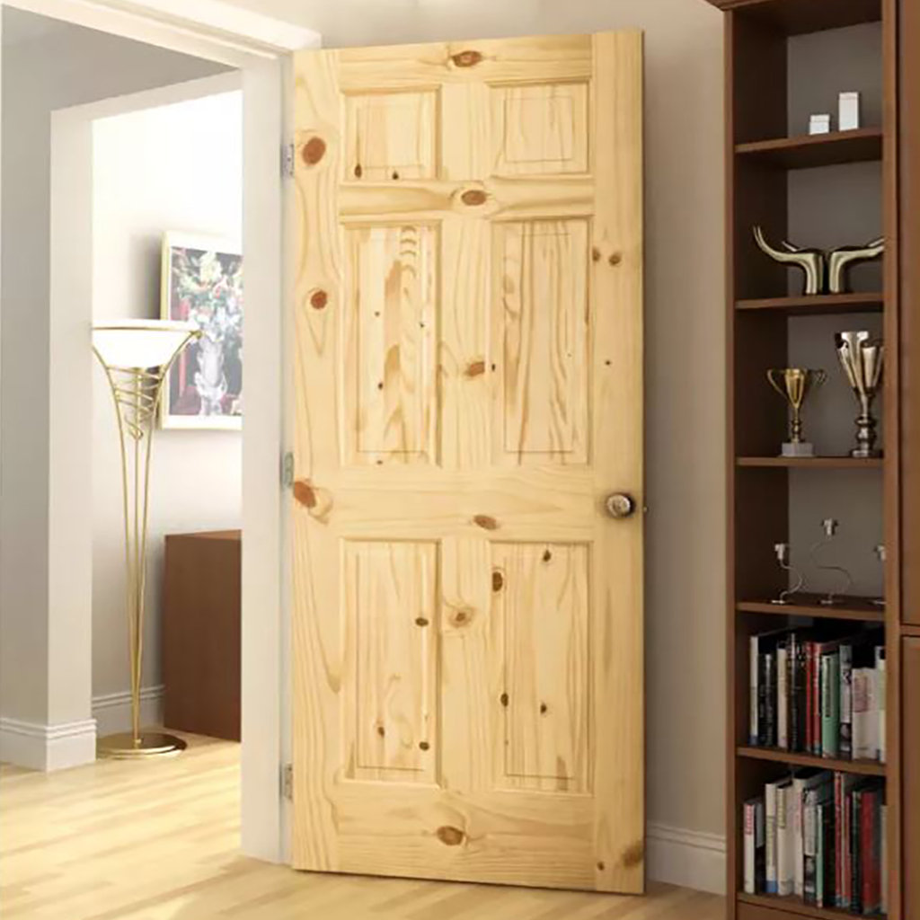 Kiby Colonial Solid Wood Panelled Pine Slab Interior Door Wayfair