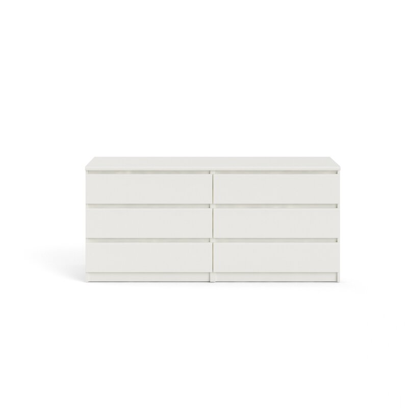 Zipcode Design Kepner 6 Drawer Double Dresser & Reviews | Wayfair.ca