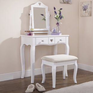 Ivory Dressing Table Set | Wayfair.co.uk Ivory Dressing Table Set | Wayfair.co.uk