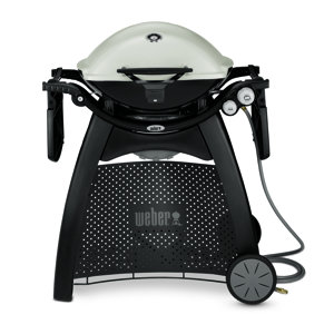 Qu00ae Series 3200 Titanium 2-Burner Propane Gas Grill with Side Shelves
