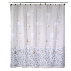 Seaglass Cotton Shower Curtain