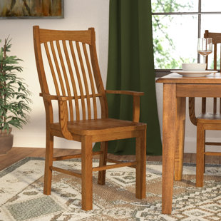 Oak Mission Chair Wayfair