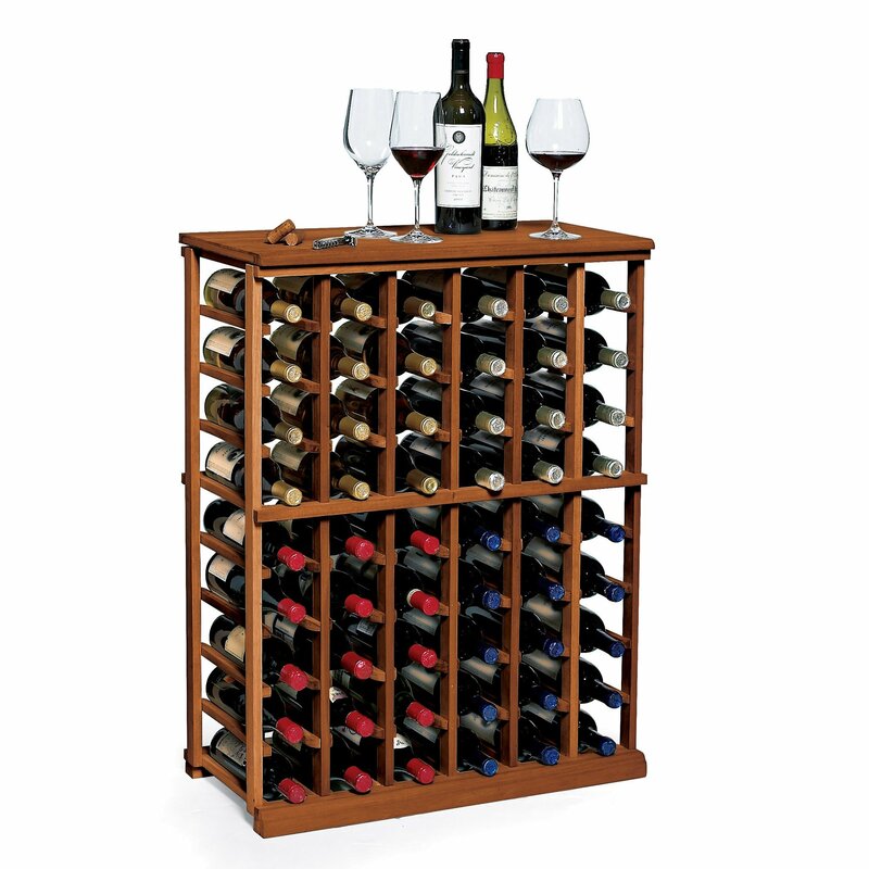 Wine Enthusiast Companies N'finity 54 Bottle Floor Wine Rack & Reviews ...