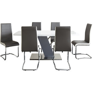 Nevada 7 Piece Dining Set by Langley Street