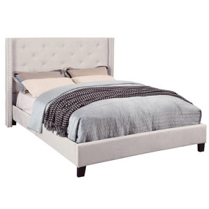 Elsmoriet Velvet Queen Upholstered Platform Bed by Mercer41