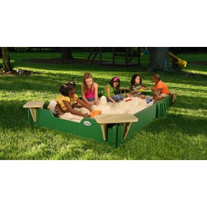 10' Rectangular Sandbox with Cover