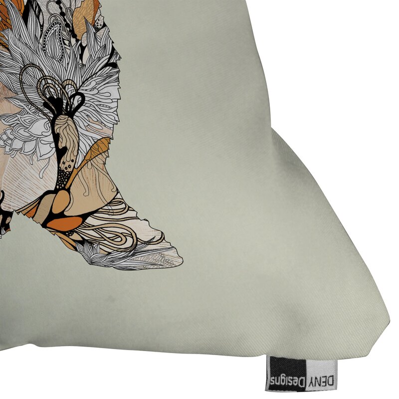 rabbit throw pillow