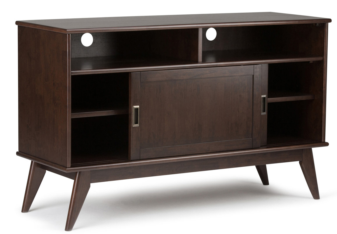 Simpli Home Draper Mid Century 54" TV Stand & Reviews Wayfair