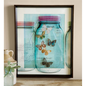 Framed Wall Pictures butterfly wall art | wayfair Framed Wall Pictures butterfly wall art | wayfair