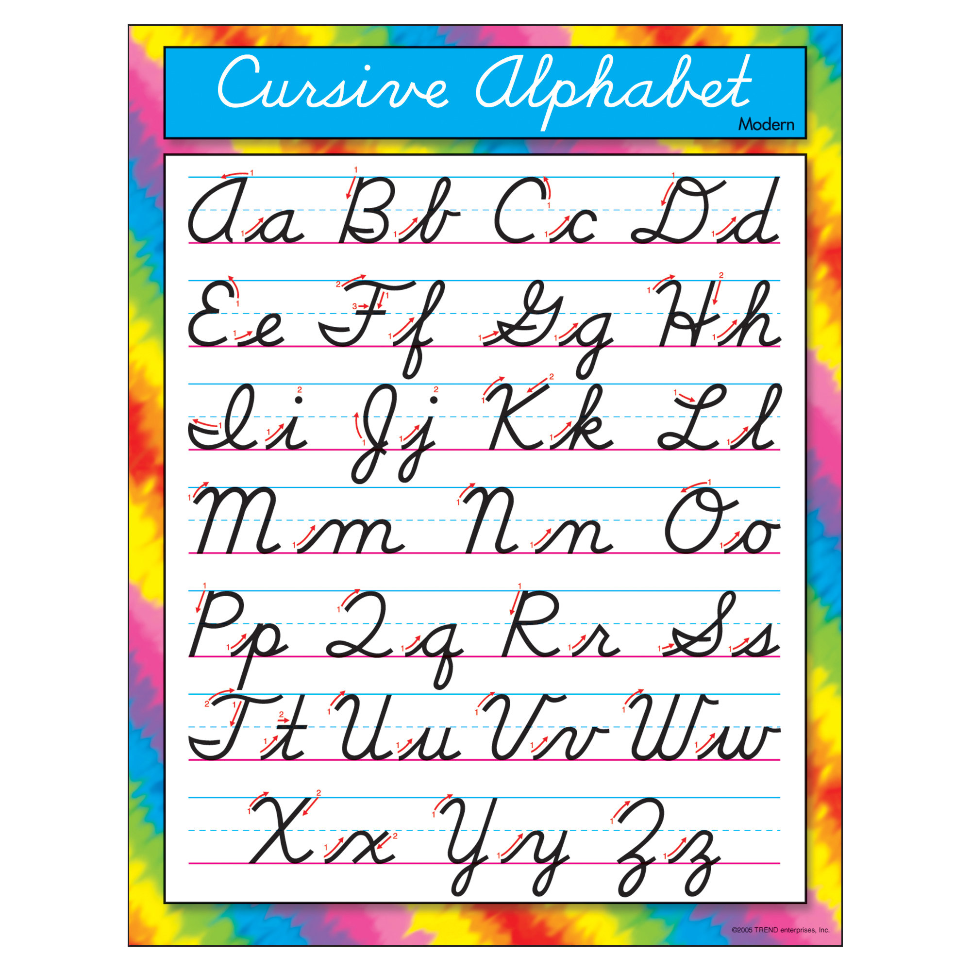 modern cursive font word