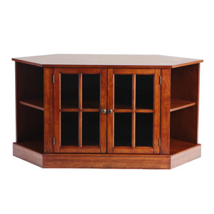 Corner Tv Cabinet With Doors Wayfair Lasalle 46 Corner Tv Stand