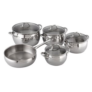 Kuchen Stainless Steel 9 Piece Cookware Set